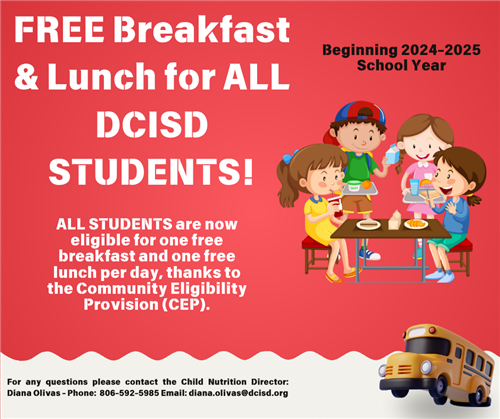 Free Breakfast and Lunch for All Students